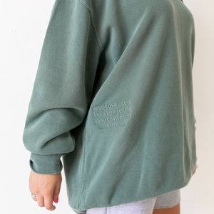 MAYFAIR self love club oversized sweatshirt